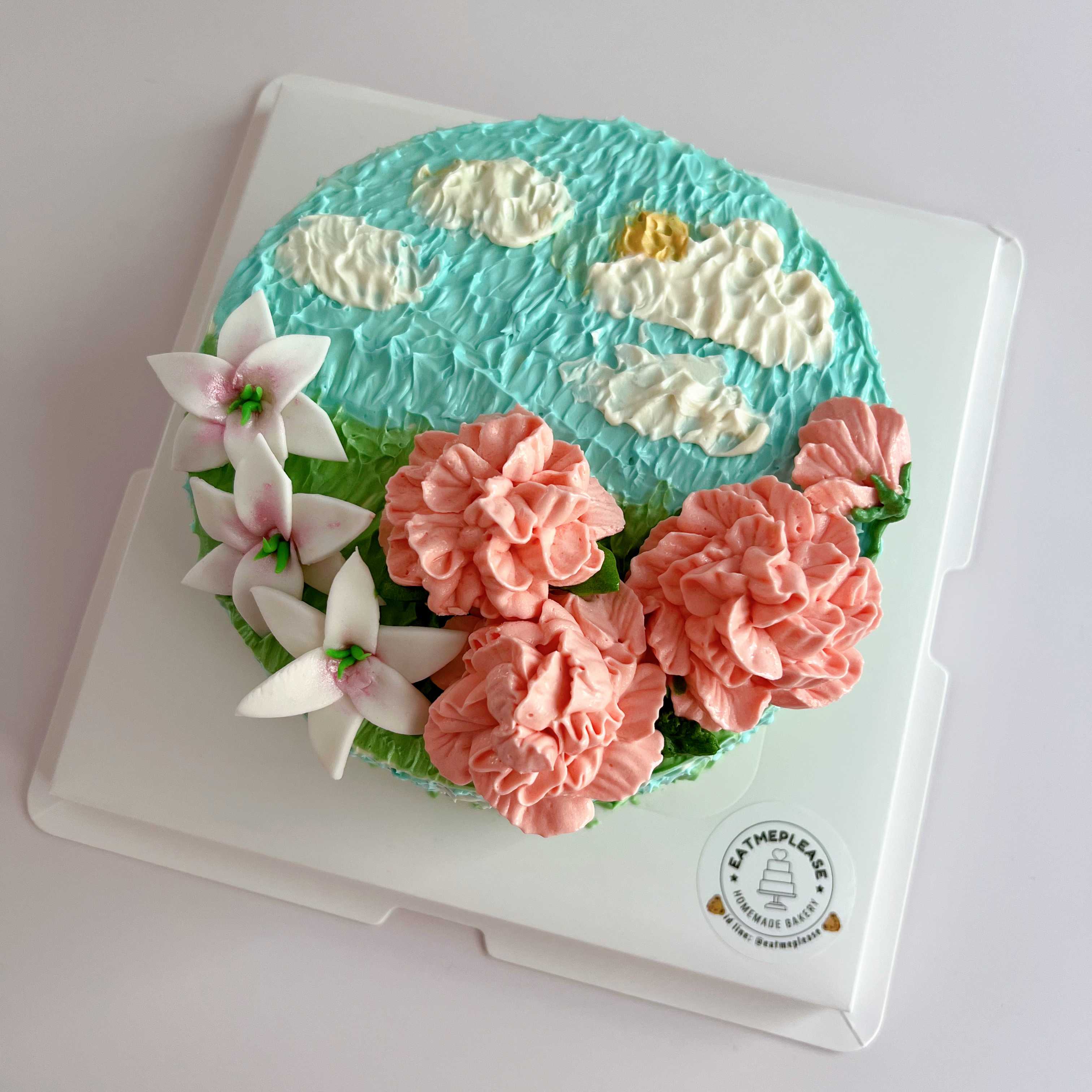 เค้กดอกไม้ เค้กสามมิติ เค้กสวนดอกไม้ Flower Cake