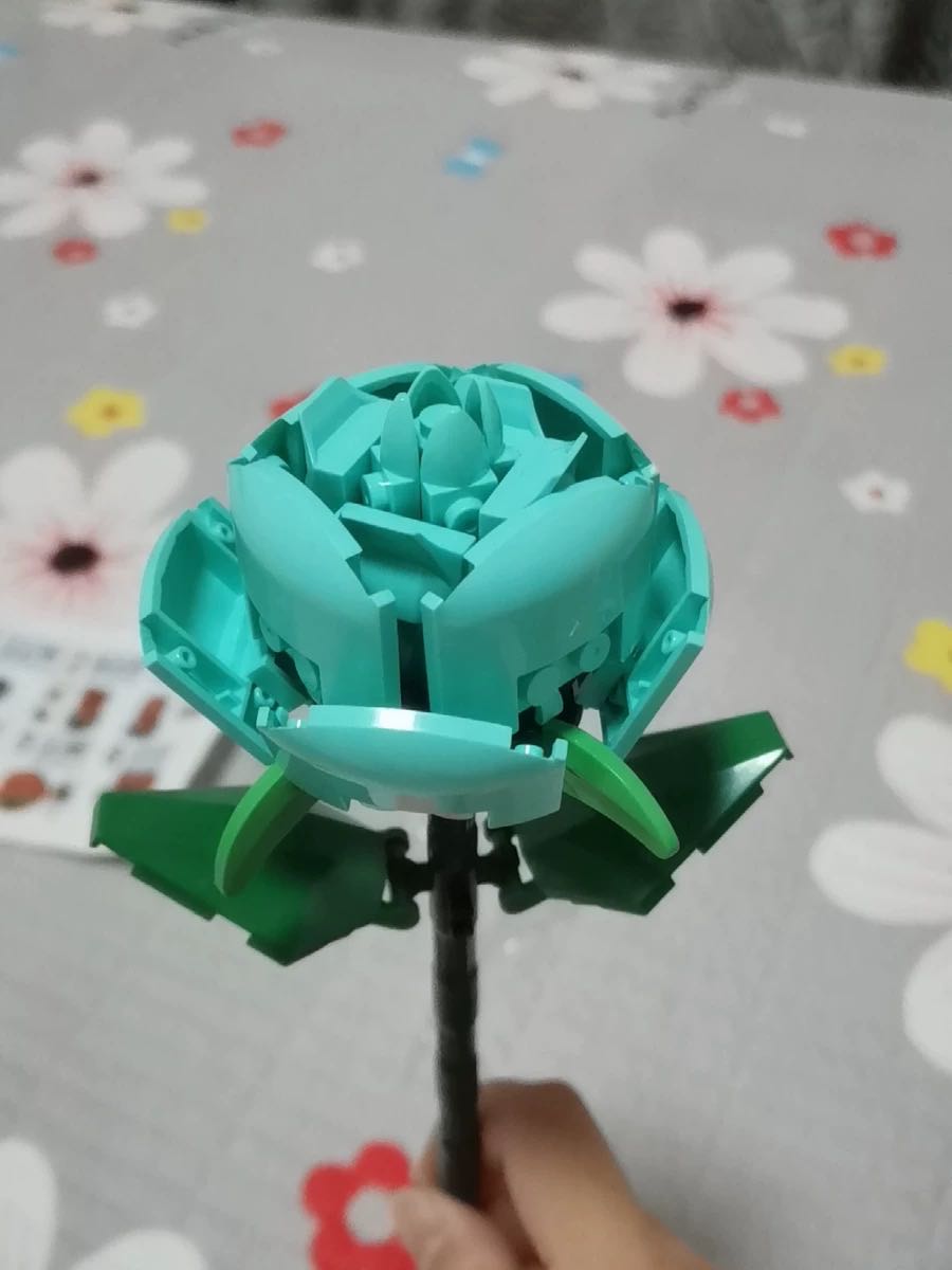 [Pre-order 10วัน] เลโก้ดอกกุหลาบสีเขียวเข้ม น้ำทะเล 💚🩵