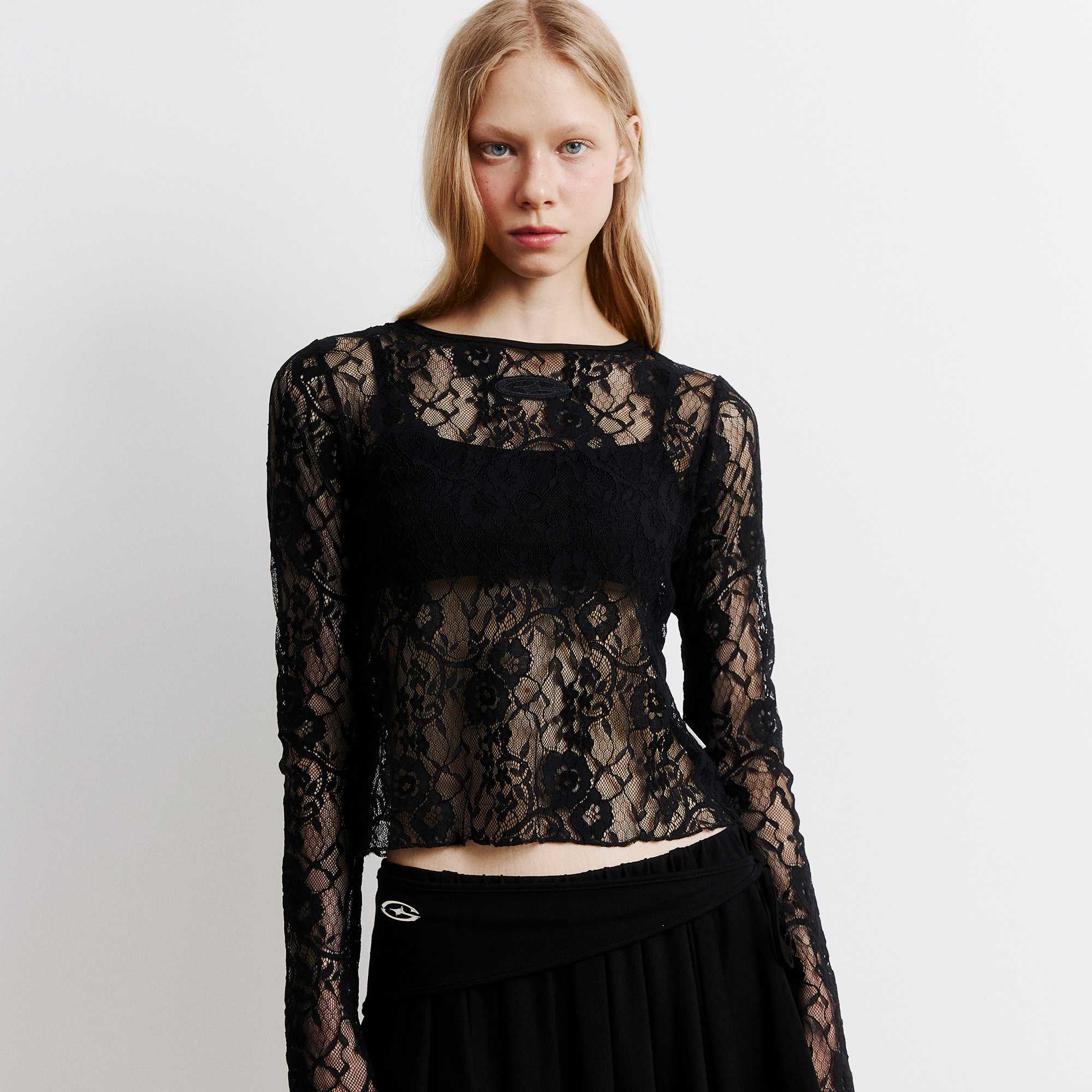 LACY LONGSLEEVES_BLACK