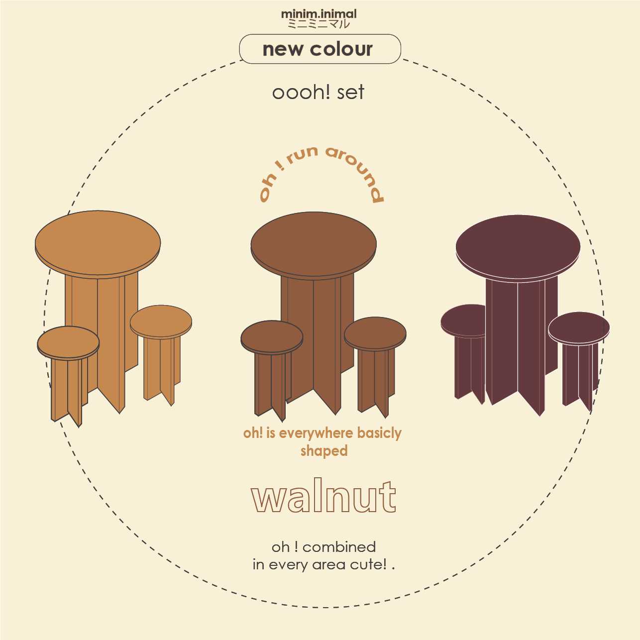 OH! table  ( ซื้อแยกเฉพาะโต๊ะ )