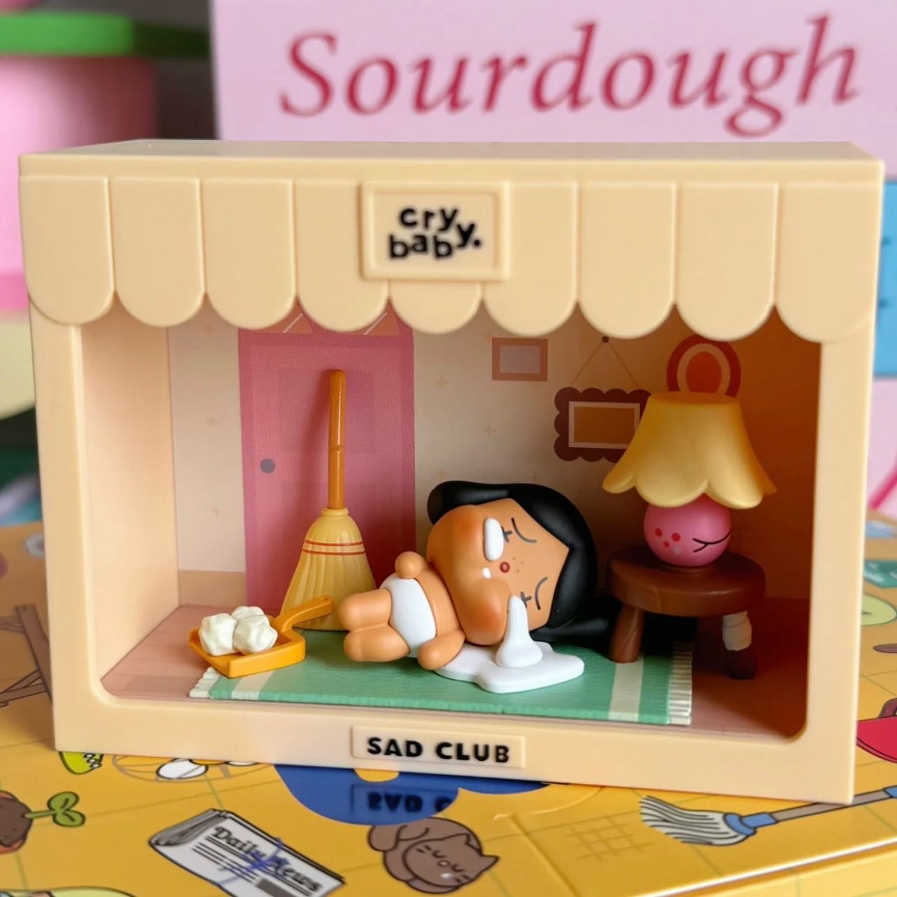 popmart : crybaby sad club mini me-devasted เช็คการ์ดอย่างเดียว (ส่งฟรี)