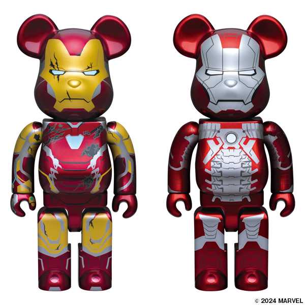 Be@rbrick Ironman 400% mark 85 BD + Mark 5 Happy Kuji