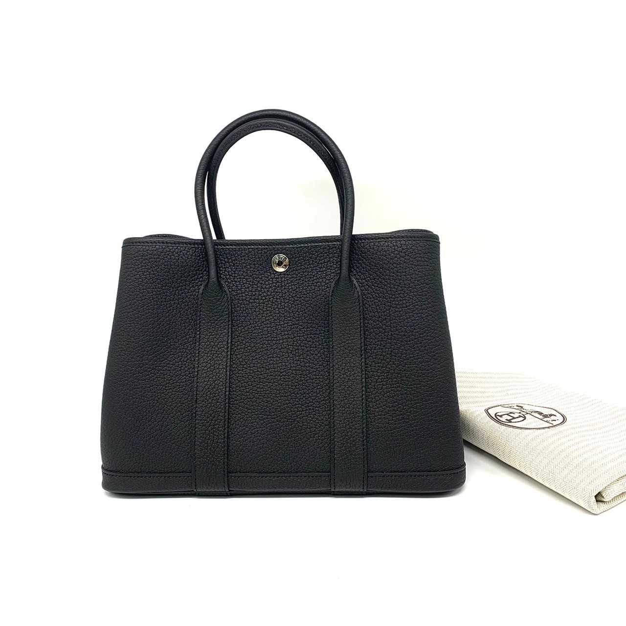 New Hermes garden30 noir negonda stamp B