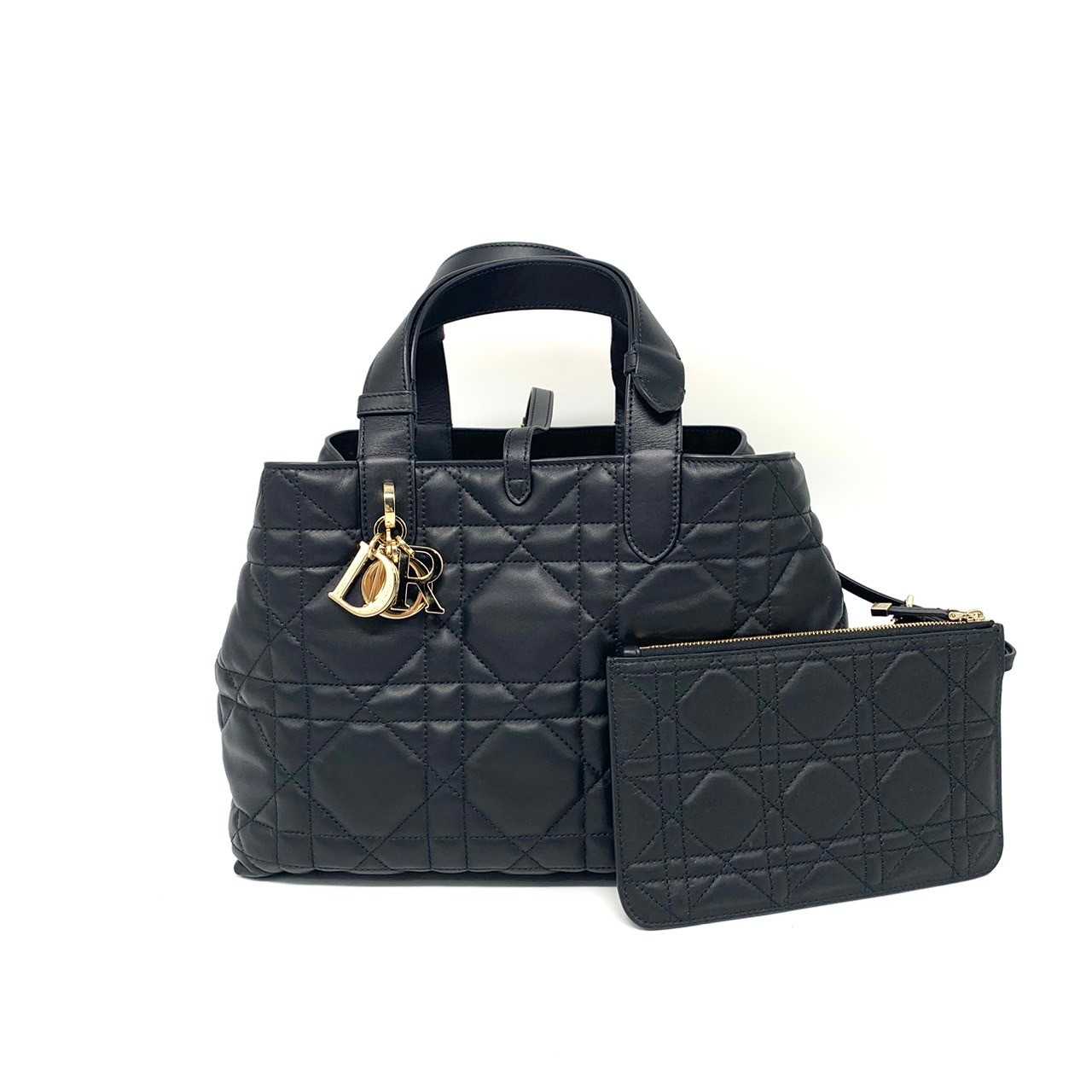Dior Toujours medium black calf lghw dc23