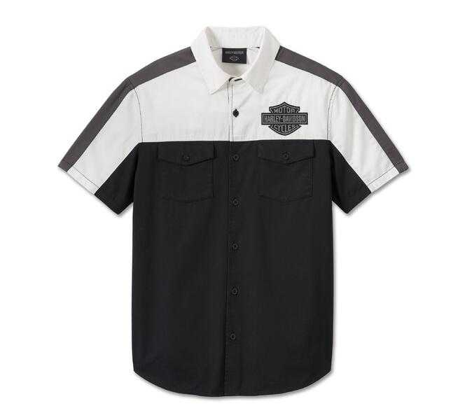 Harley-Davidson Darting Shirt - Colorblocked - Black Beauty
