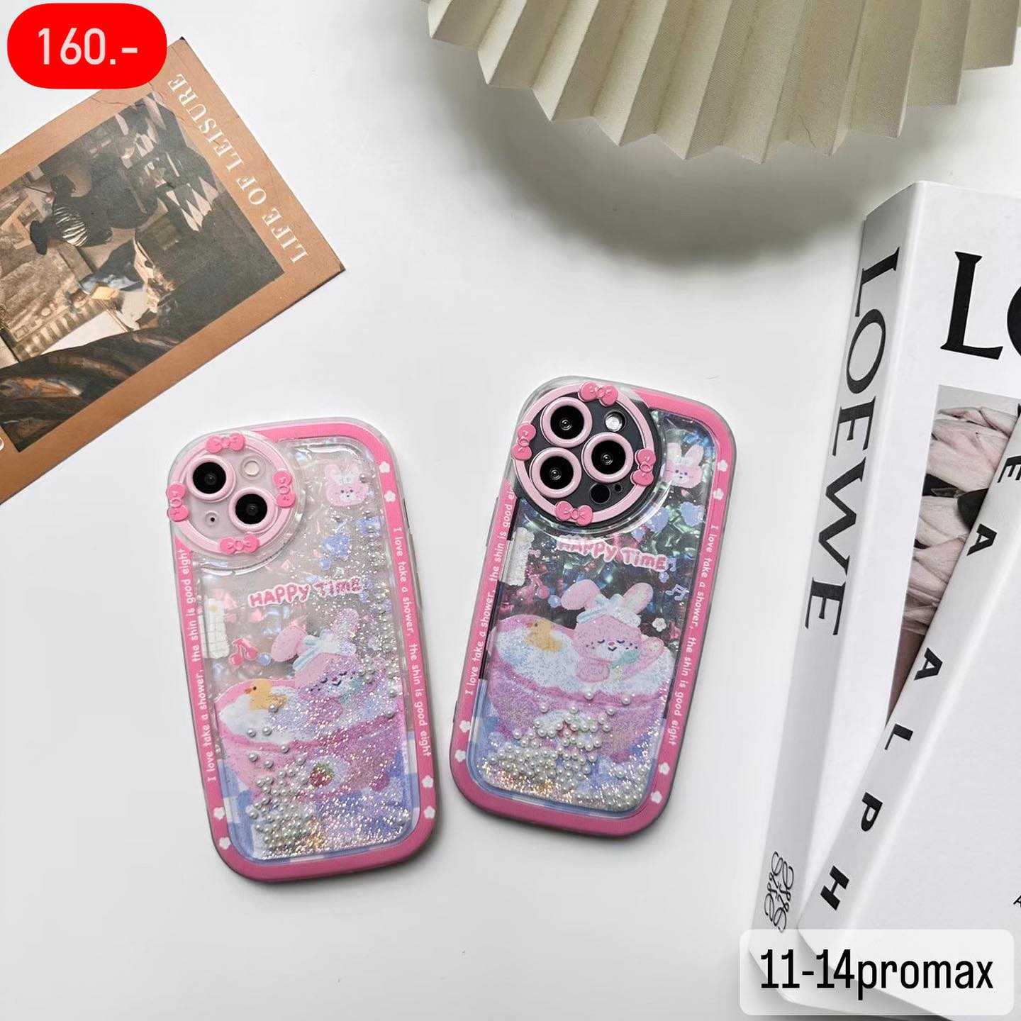 เคสตู้น้ำ กระต่ายชมพู