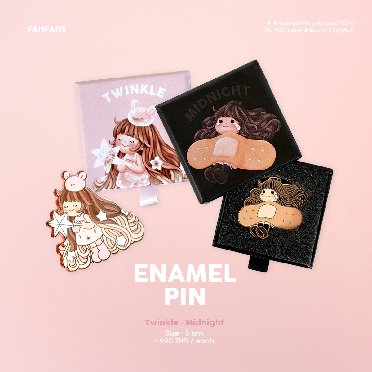 Enamel Pin - Basement in your soul