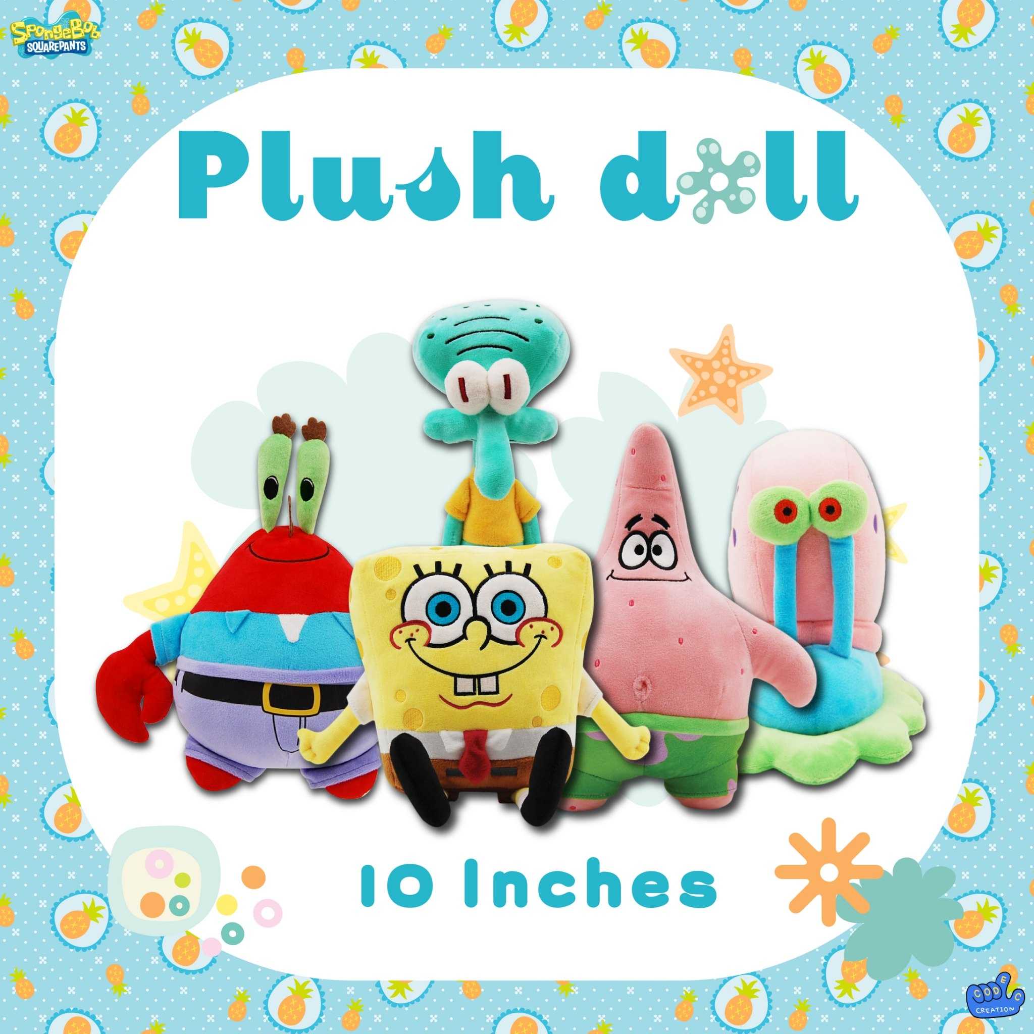 Plush Doll 10 inch (SpongeBob SquarePants)