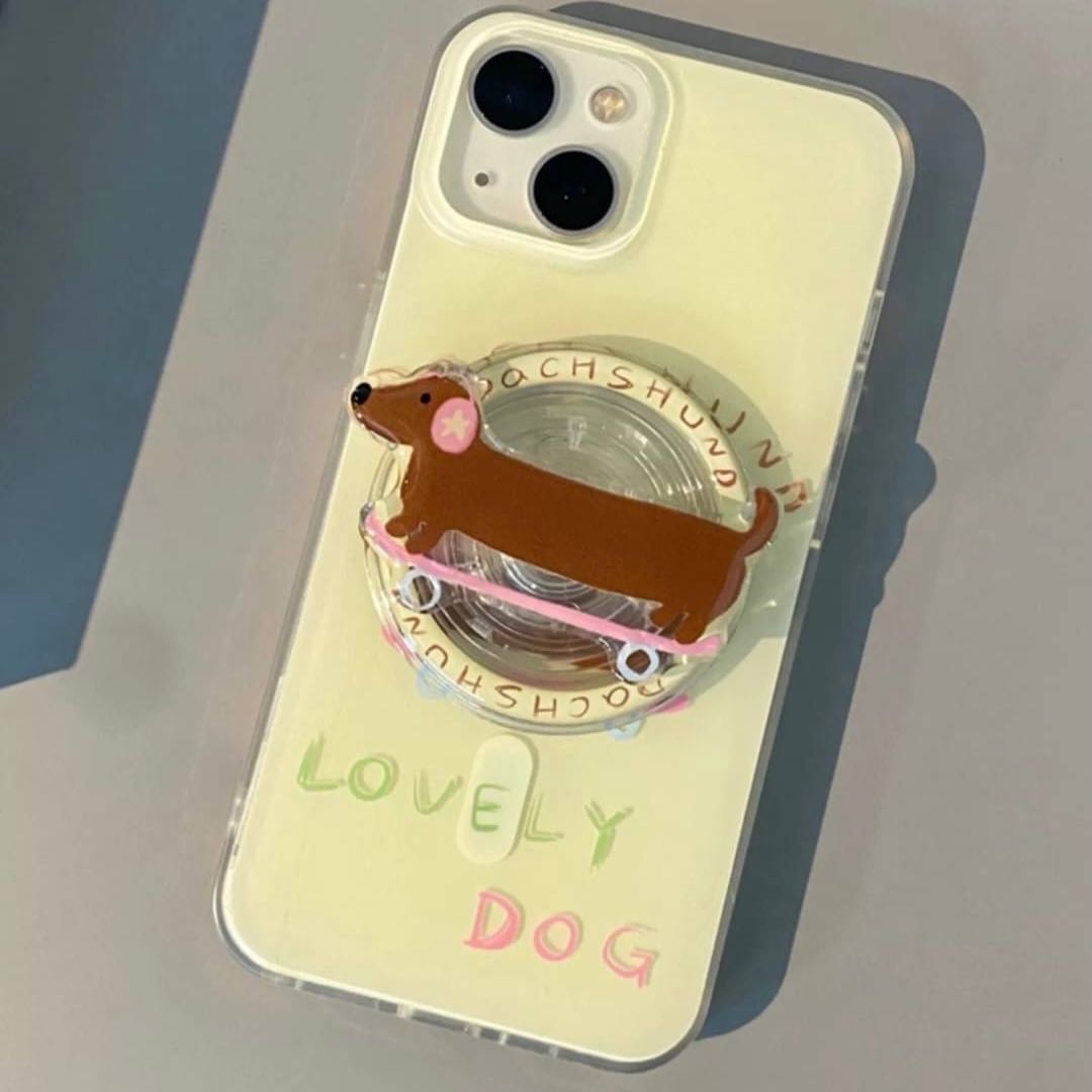 สอบถามก่อนกดสั่ง เคสหมา holder griptok ไอริง เคสชาร์จแบต ขอบนิ่ม ผิวด้าน magnetic เคสไอโฟน เคสiPhone