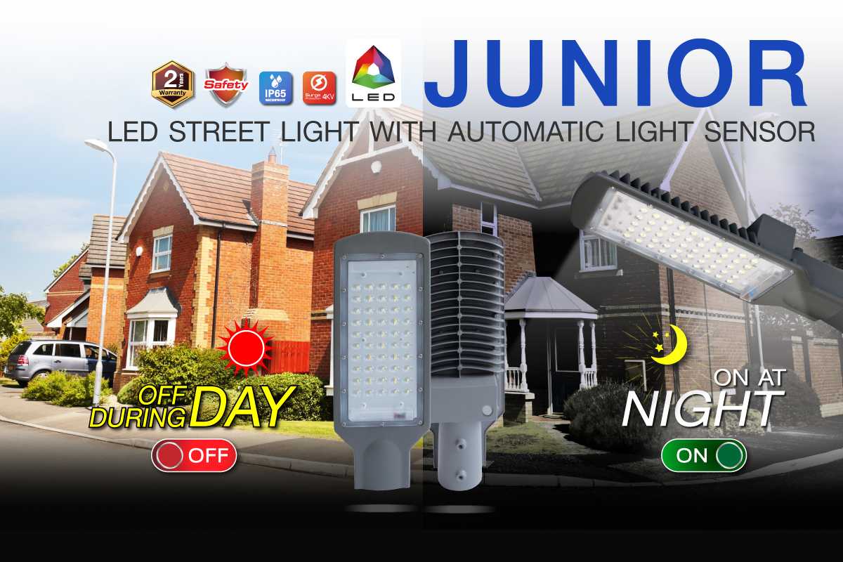 LeKise โคมไฟถนน JUNIOR - LED STREET LIGHT 30วัตต์