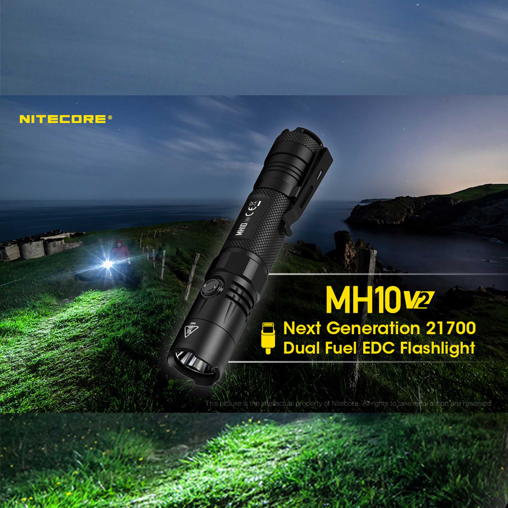 ไฟฉาย MH10V2 แบรนด์ nitecore