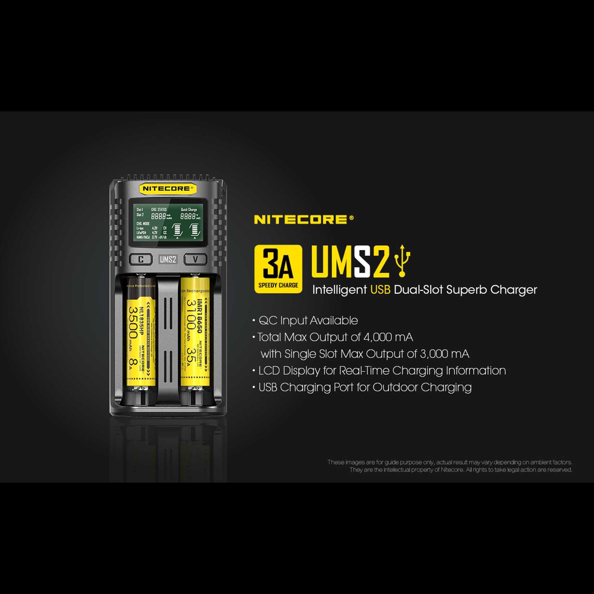 เครื่องชาร์จ Nitecore UMS2
