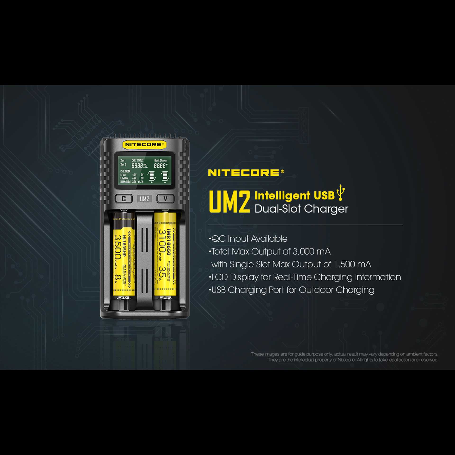 เครื่องชาร์จ Nitecore UM2