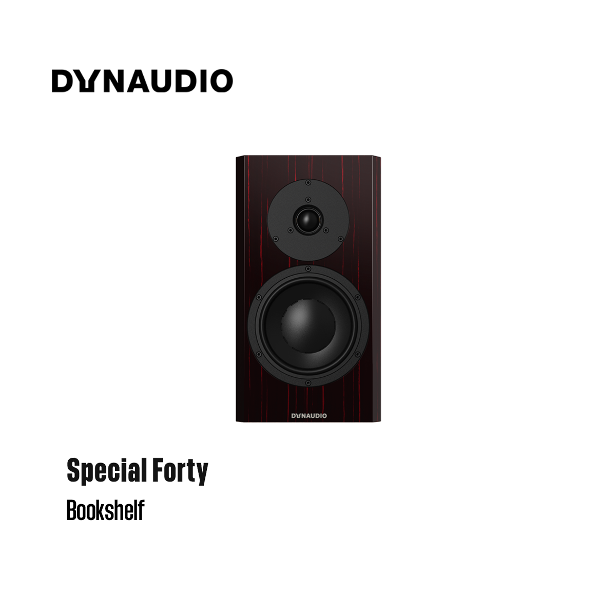 Dynaudio Special Forty ลำโพงบุ๊คเชลฟ์ สีไวน์แดง - Special Forty Bookshelf Speaker Black vine HG