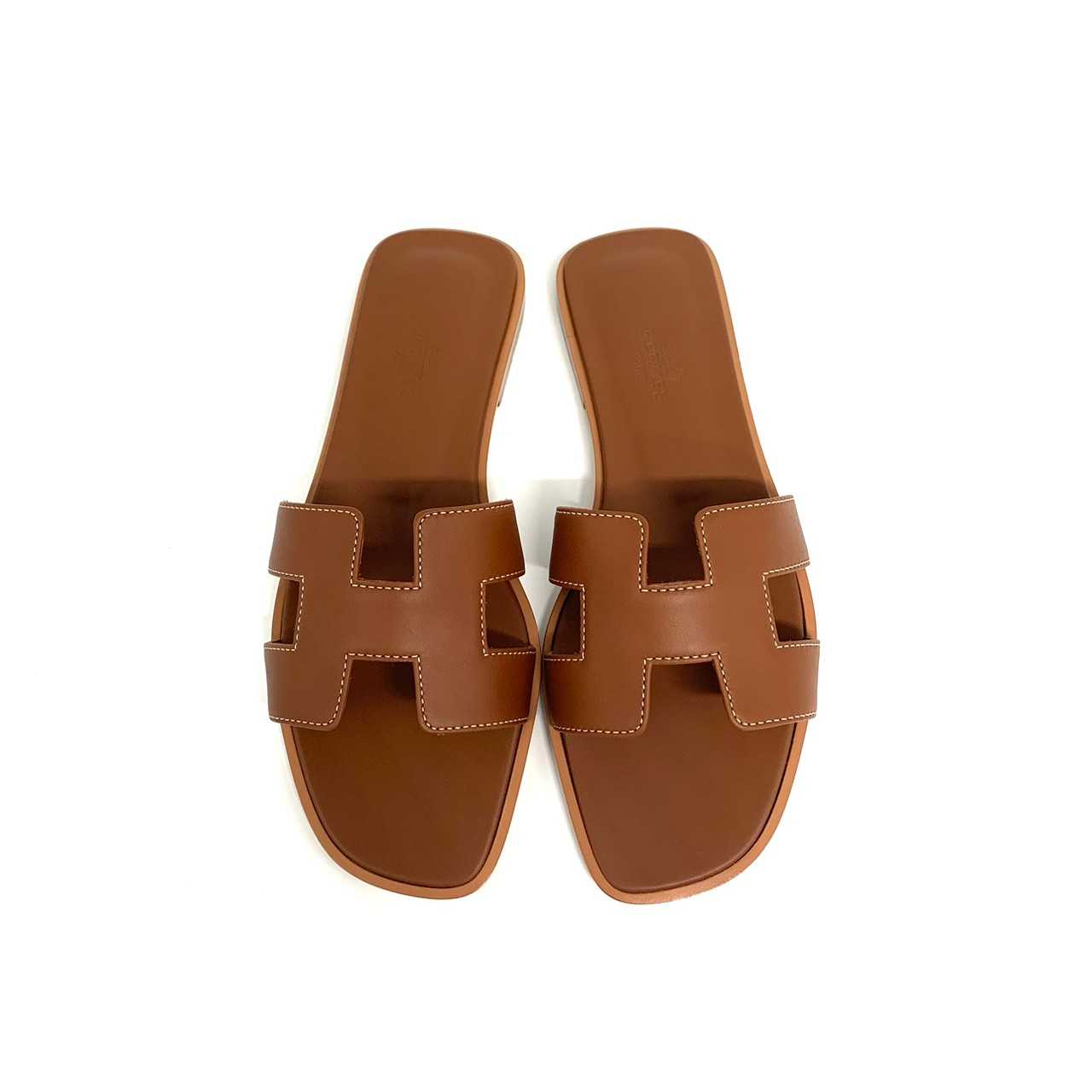 New Hermes Oran sandal gold sz37