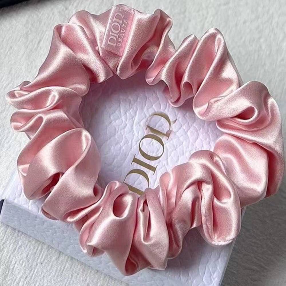 ยางมัดผม สีชมพู Dior