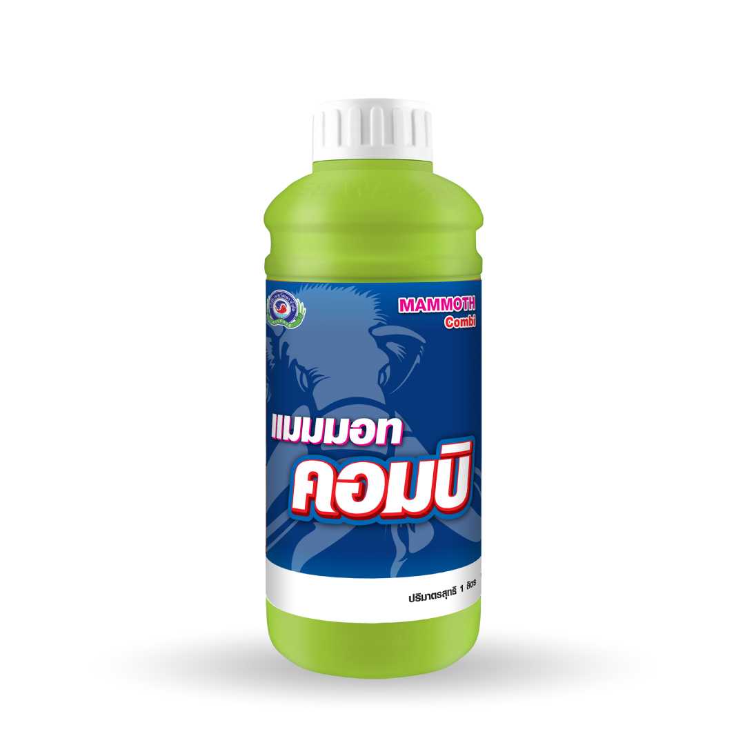 แมมมอท คอมบิ ขนาด 1 ลิตร│เทพวัฒนา ตราปลาคู่│ธาตุอาหารเสริมพืช ฟื้นต้นหลังเก็บเกี่ยว ใบเขียว