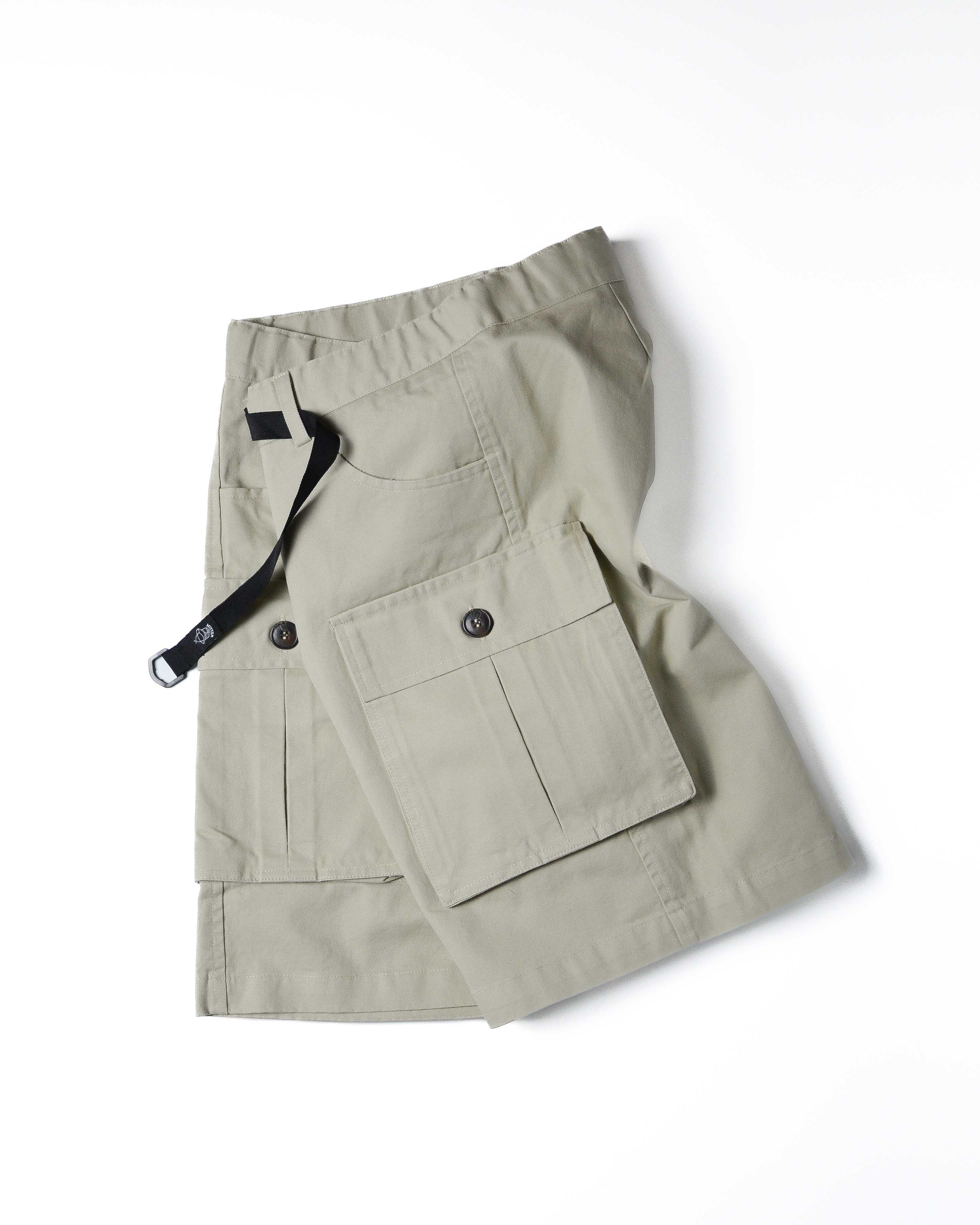 MITTEN TECH CARGO SHORTS - BEIGE