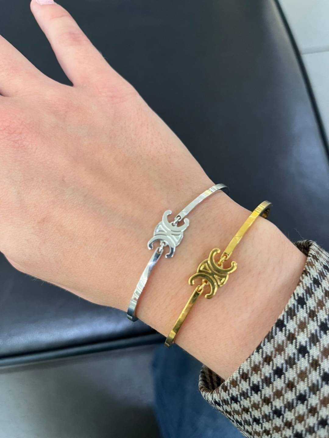 Celine triomphe articulated  bracelet