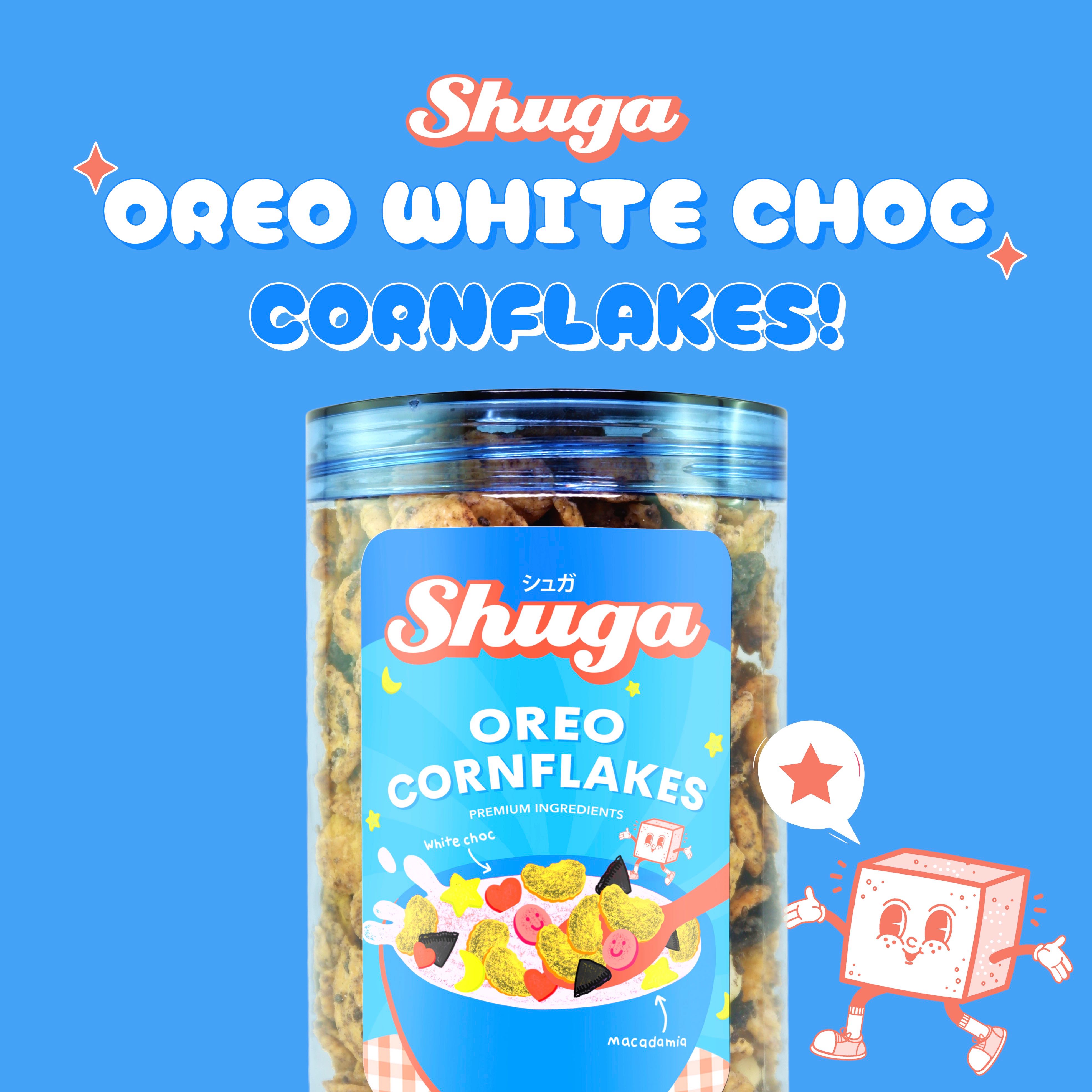 Oreo White Choc Cornflakes คอนเฟรคโอริโอ้ ไวท์ ช็อก