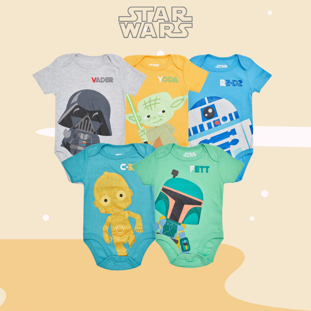 [PRE ORDER]  Colorful Star War Bodysuit (5pieces)
