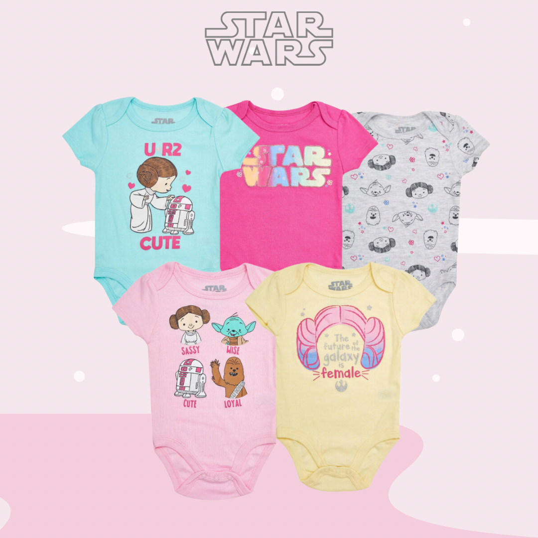 [PRE ORDER] Star War Girl Bodysuit (5pieces)