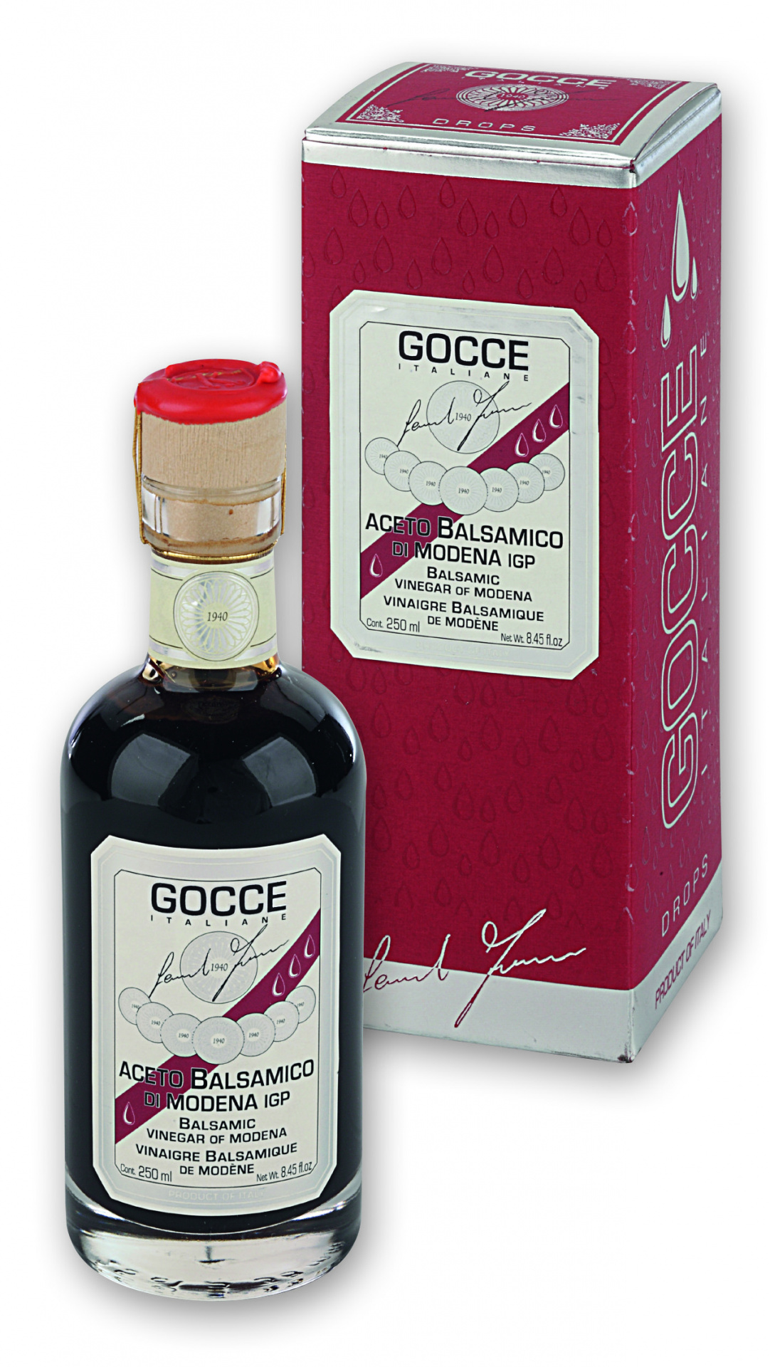 Balsamic Vinegar of Modena I.G.P. - 7 MEDALS w/ RED box