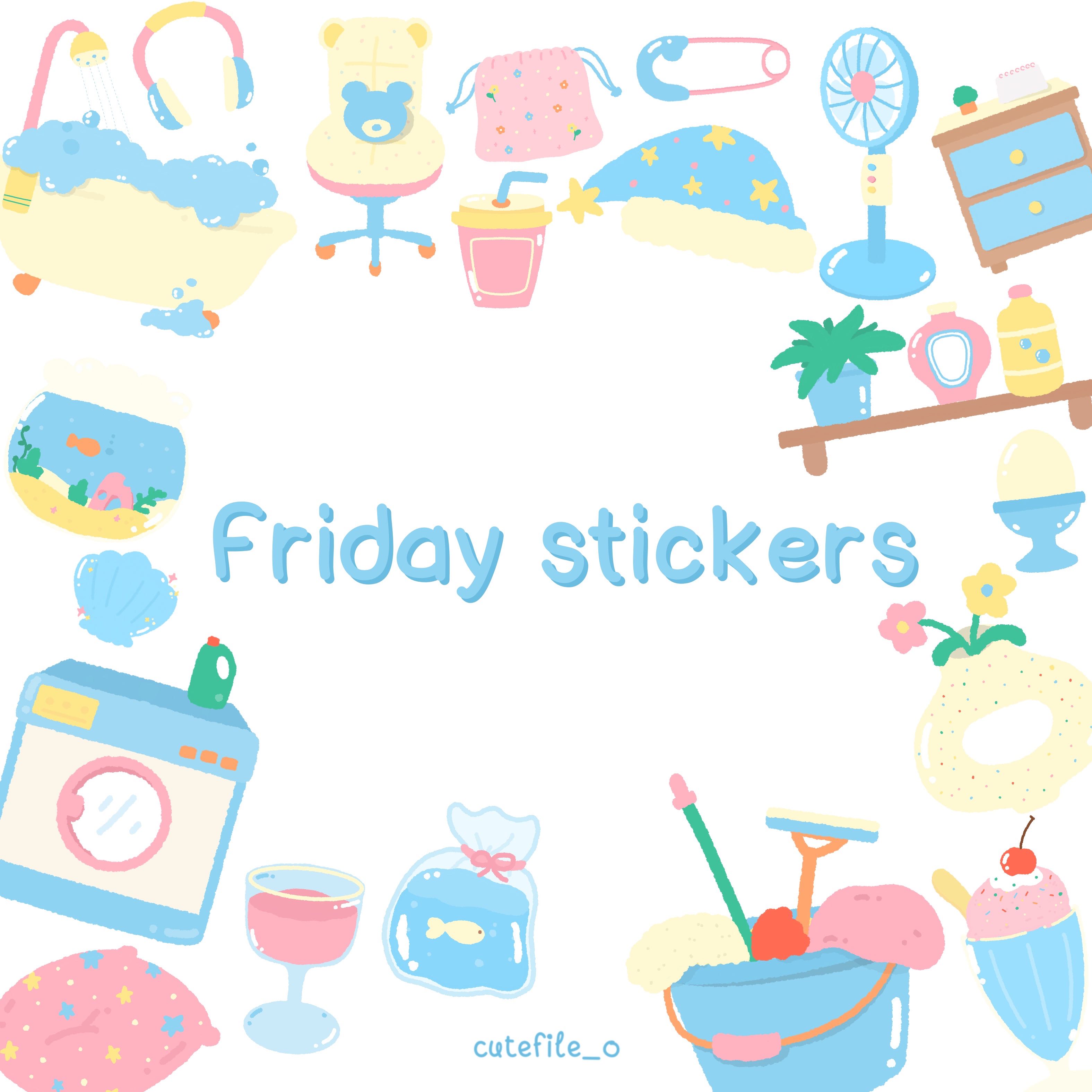 Friday stickers