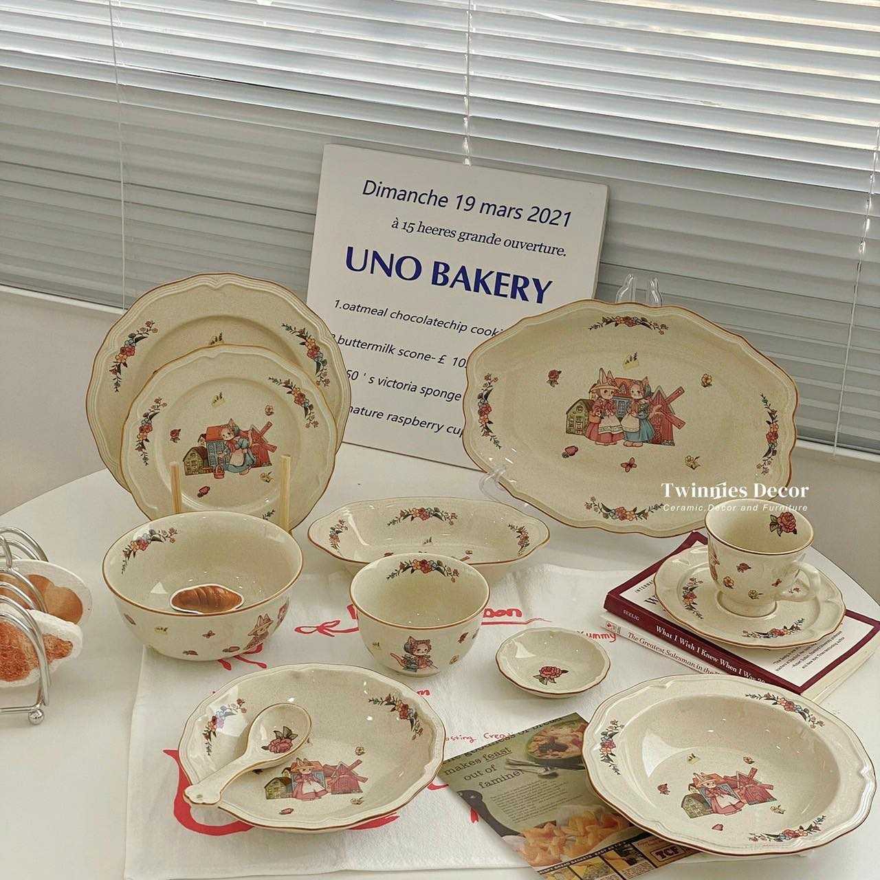 Set Rabbit Vintage 🐰 Twinnies Decor