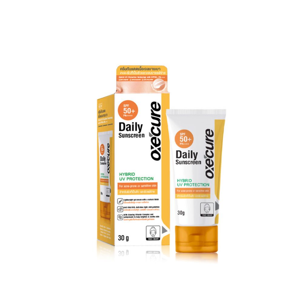 OxeCure Daily Sunscreen SPF50+PA++++ อ๊อกซีเคียว เดลี่ ซัน สกรีน 30 กรัม