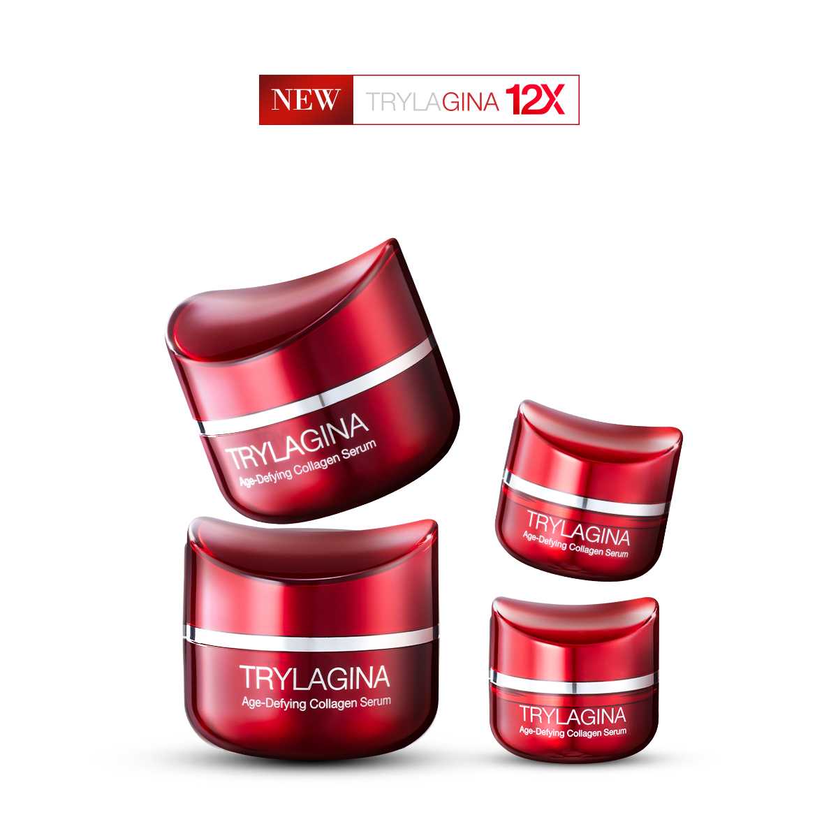Set ขายดีเซรั่ม 2 ฟรี 2 ผิวดีต่อเนื่อง Trylagina 12X (ไตรลาจิน่า 12X)