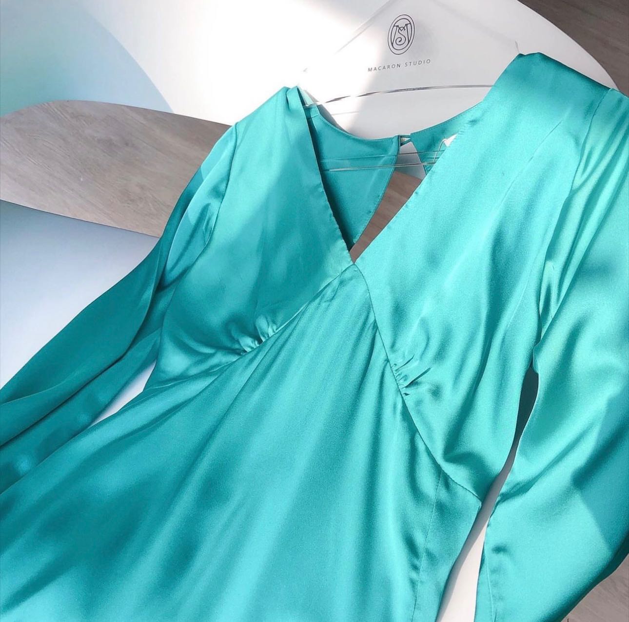 (DEFECT SALE) Aileen satin dress