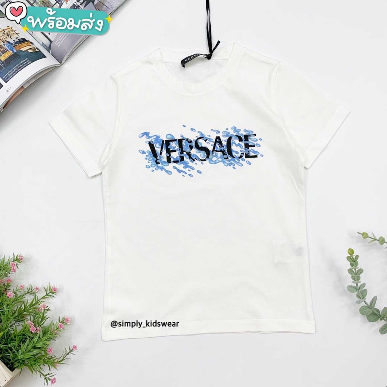 พร้อมส่ง Versace T-Shirt White