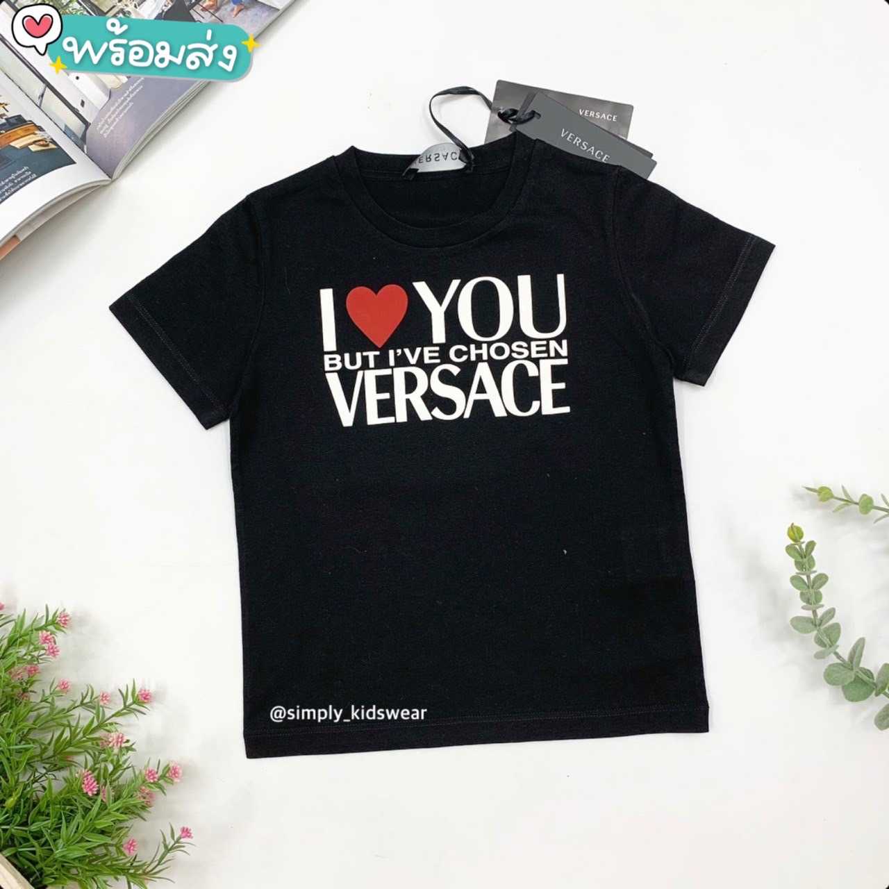พร้อมส่ง Versace T-Shirt Black