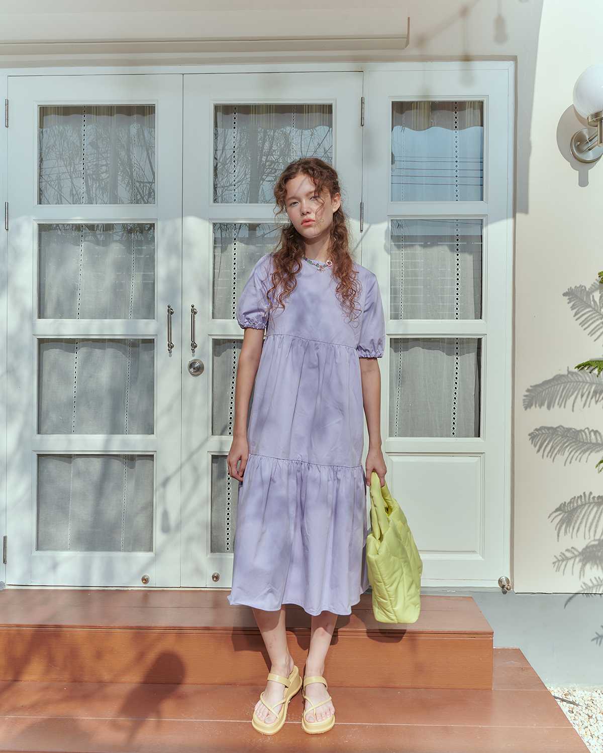 (LIMITED) ERI DRESS - creamsoda, lavender