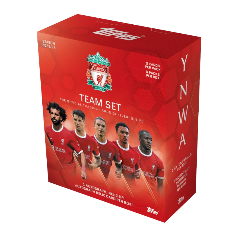 Topps Liverpool Team Set 2023-24 - Topps Collection (6 packs per box / 5 cards per pack)