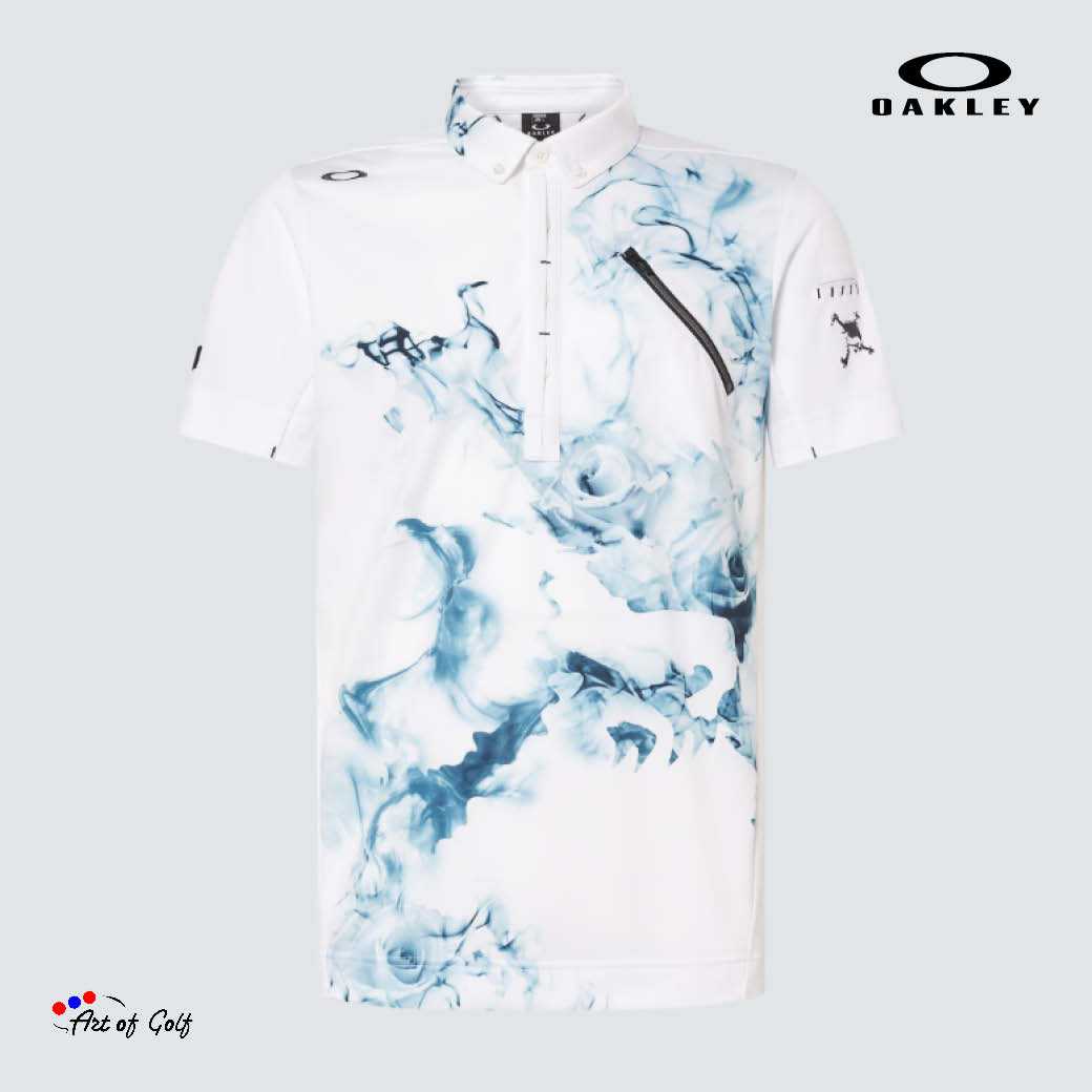 เสื้อ Oakley Skull Burn Up Shirt - White สินค้าใหม่ แท้ 100%