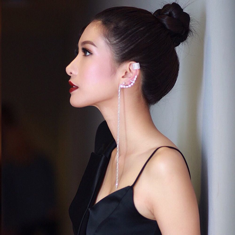 One Long Style Earring with Cuff