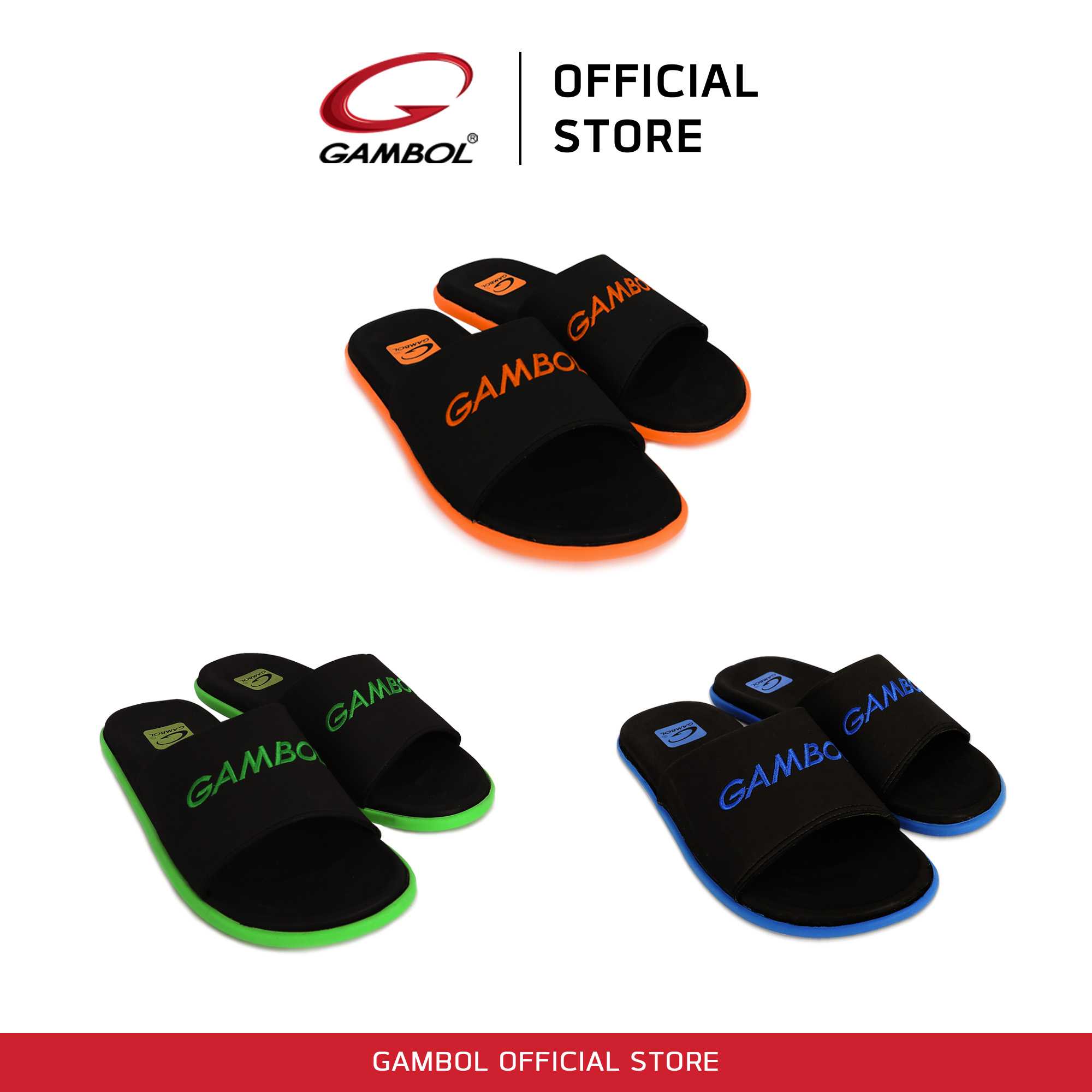 GAMBOL แกมโบล รองเท้าแตะสวมชาย รุ่น GM12105 Size 40-44