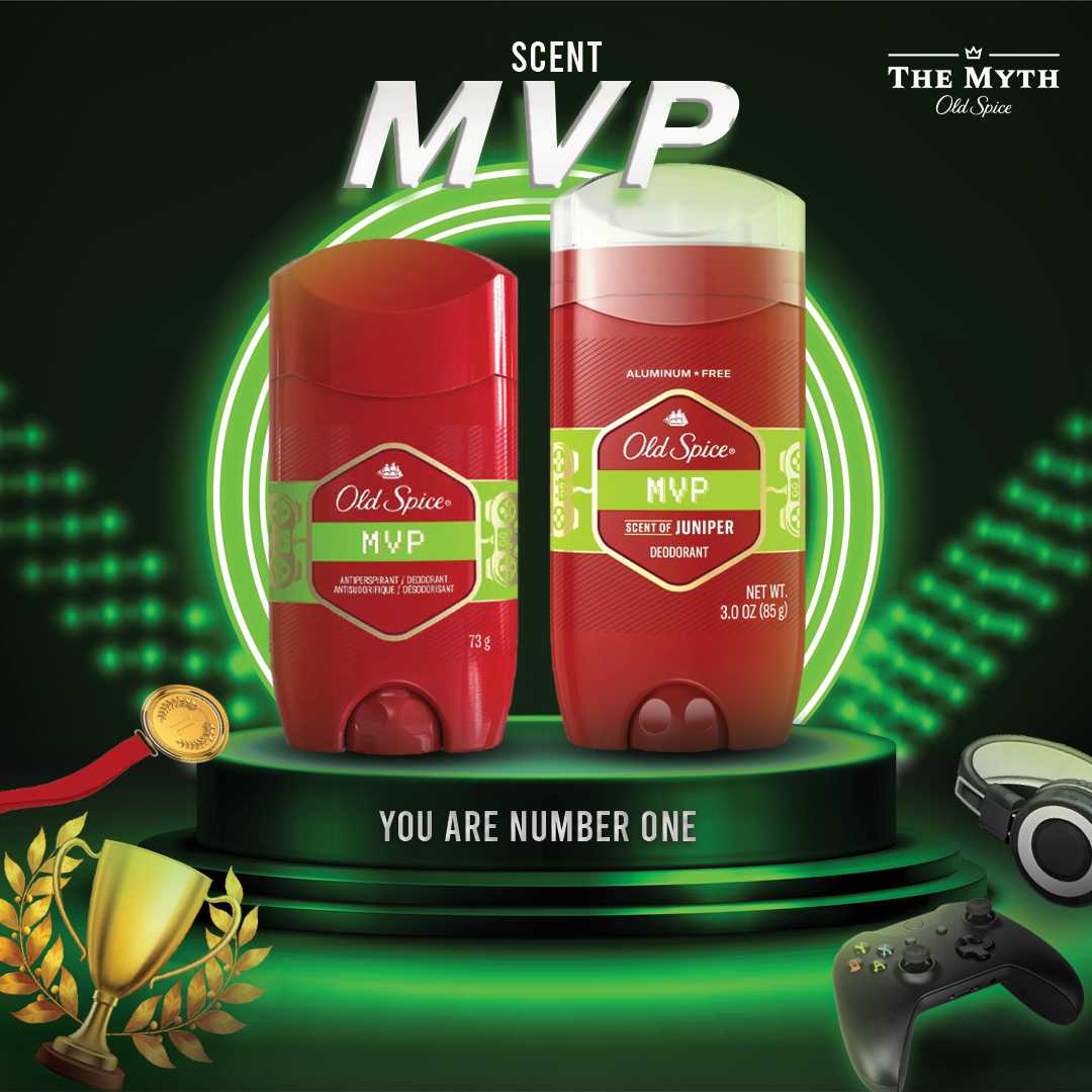 Old Spice Red Collection MVP กลิ่นสปอร์ต นุ่มลึก นำมาด้วย กลิ่นเลมอน ไม้และใบไม้