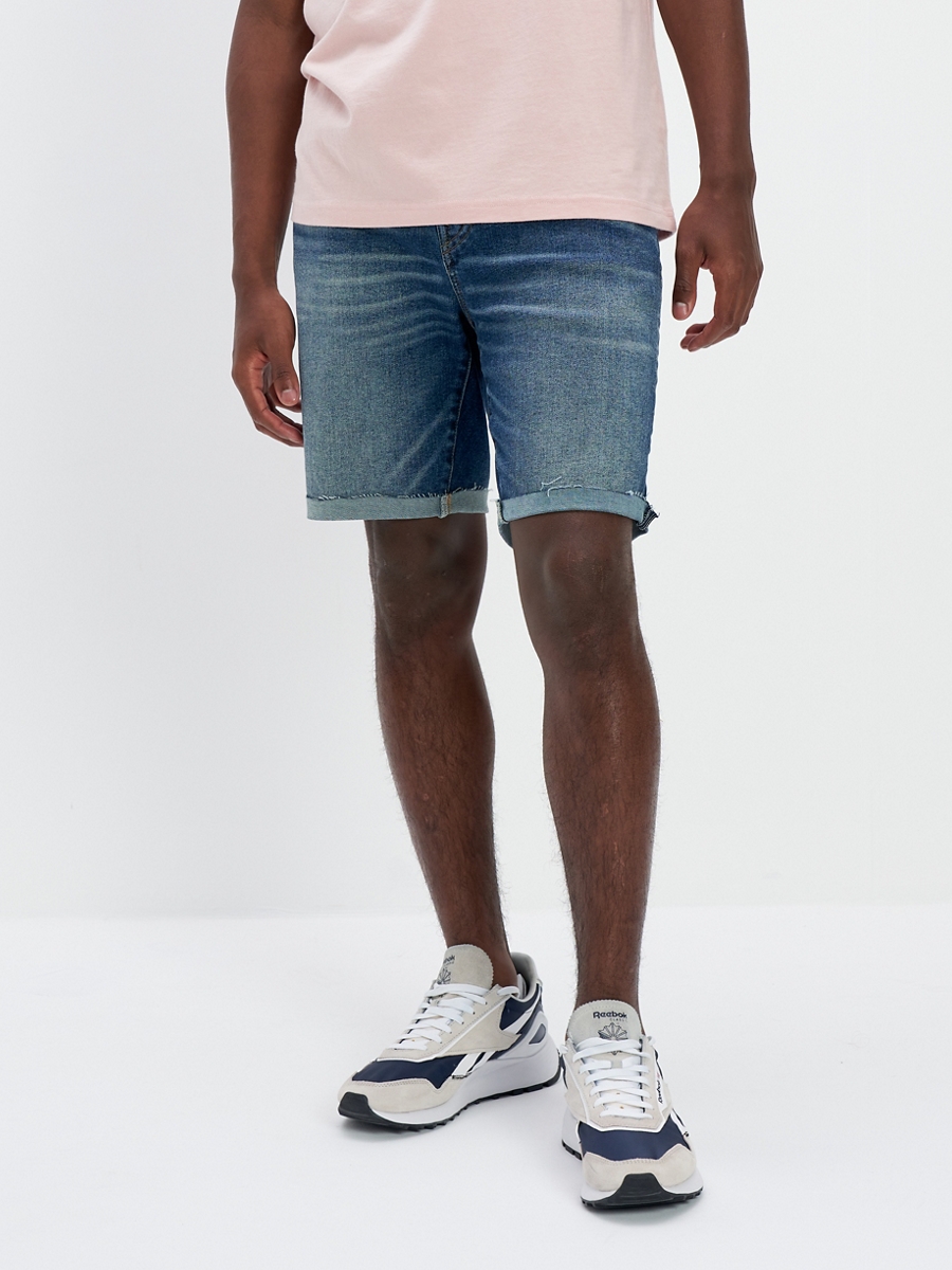 กางเกงขาสั้น ผู้ชาย MEDIUM DARK ATHLETIC SHORT - CUT & CUFF ( 013-7481-851 )