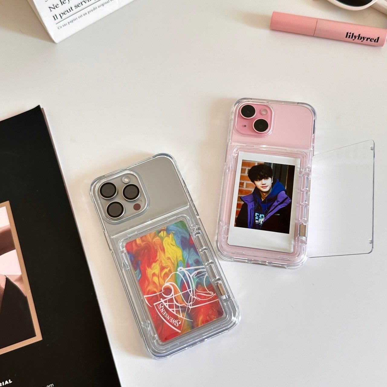สอบถามก่อนกดสั่ง เคสใส เคสใส่บัตร ฝา ใส่รูป ยางนิ่ม ตั้งได้ เปิดปิด อะคริลิค เคสไอโฟน เคสiphone