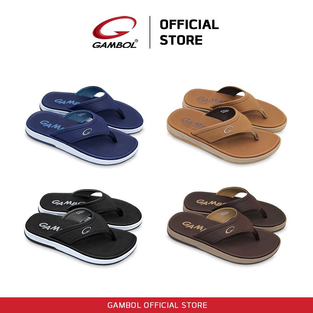 GAMBOL แกมโบล รองเท้าแตะหนีบชาย รุ่น GM41137 Size 40-44