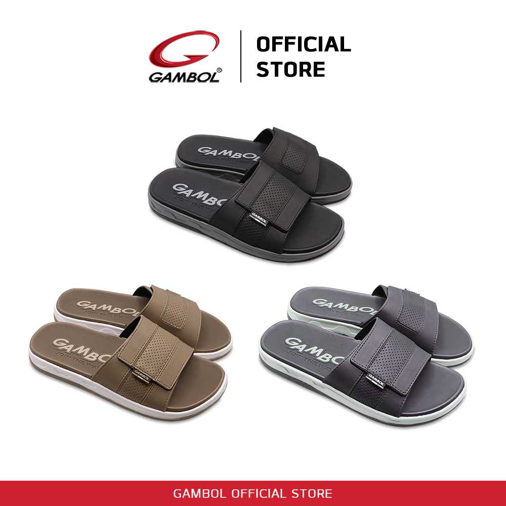 GAMBOL แกมโบล รองเท้าแตะสวมชาย รุ่น GM43124 Size 40-44