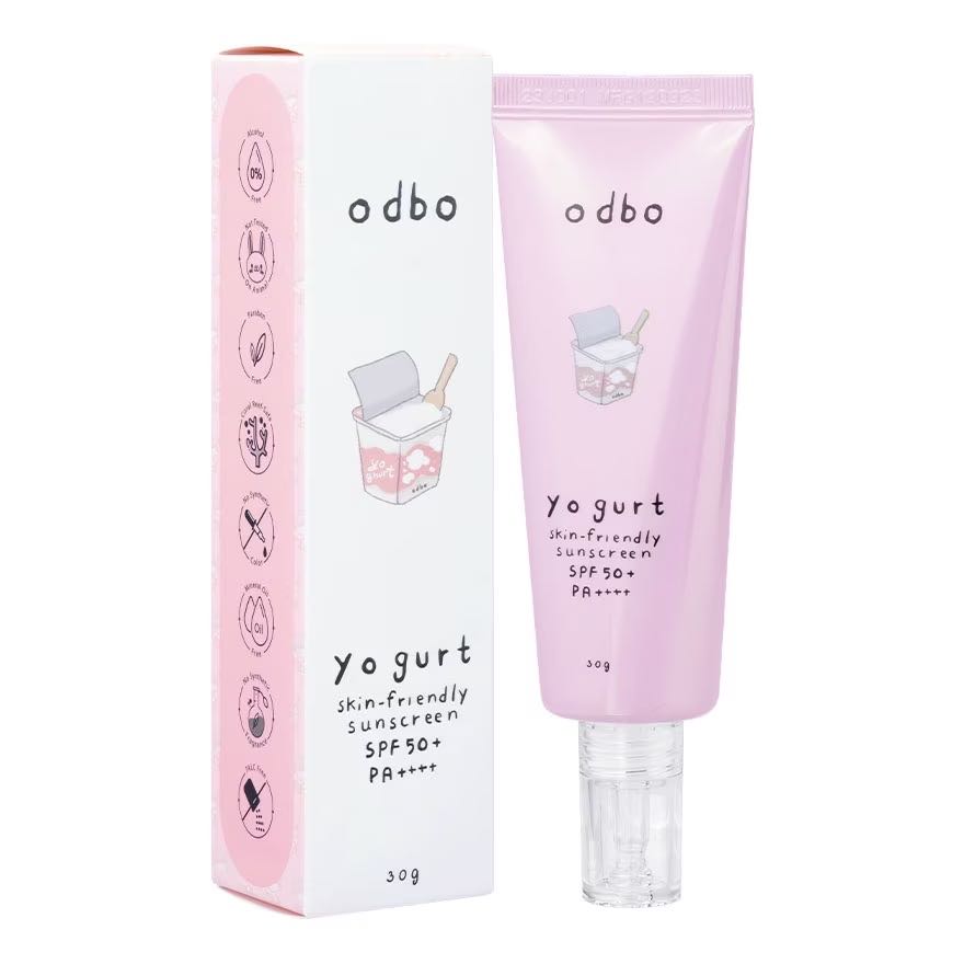 Odbo Yogurt Skin-Friendly Sunscreen SPF50+ PA++++ กันแดดโยเกิร์ต 30g.