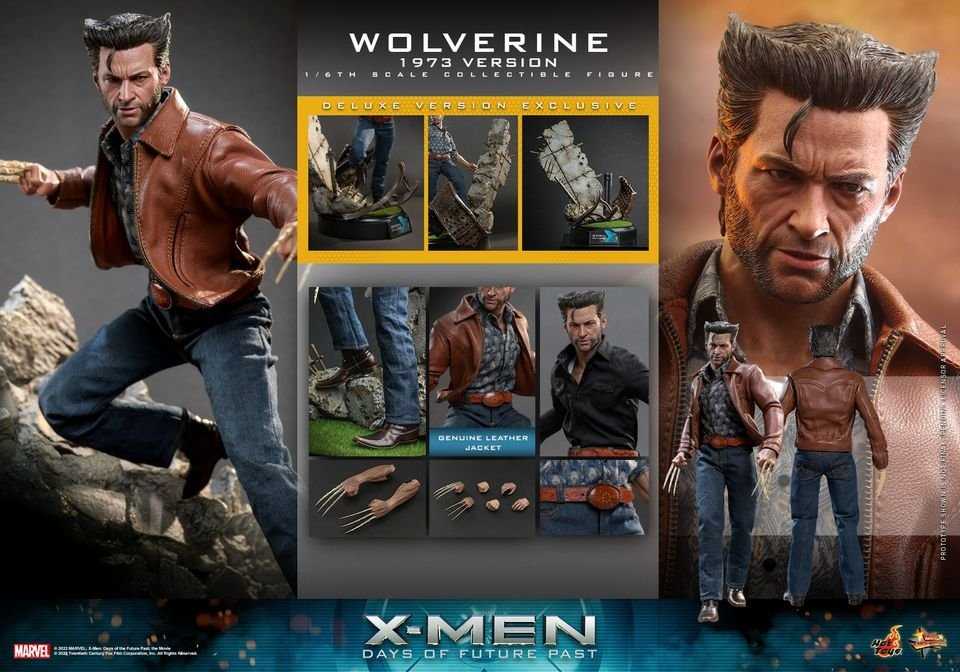 Hot Toys - MMS660 - X-Men: Days of Future Past - 1/6 Wolverine (1973 Version) (Deluxe Version) (TC)