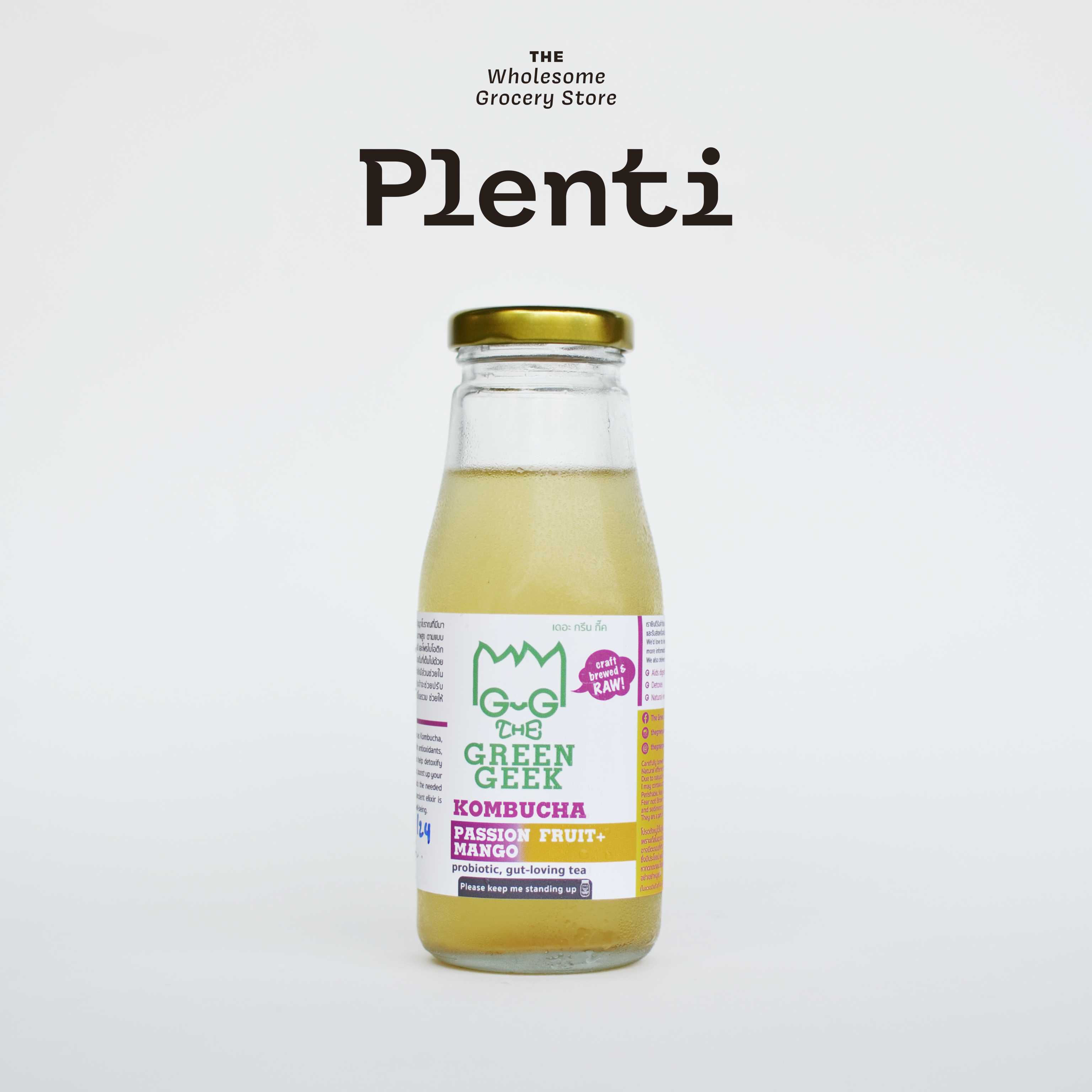 KOMBUCHA | คอมบูชา Passion Fruit + Mango | รสเสาวรส + มะม่วง