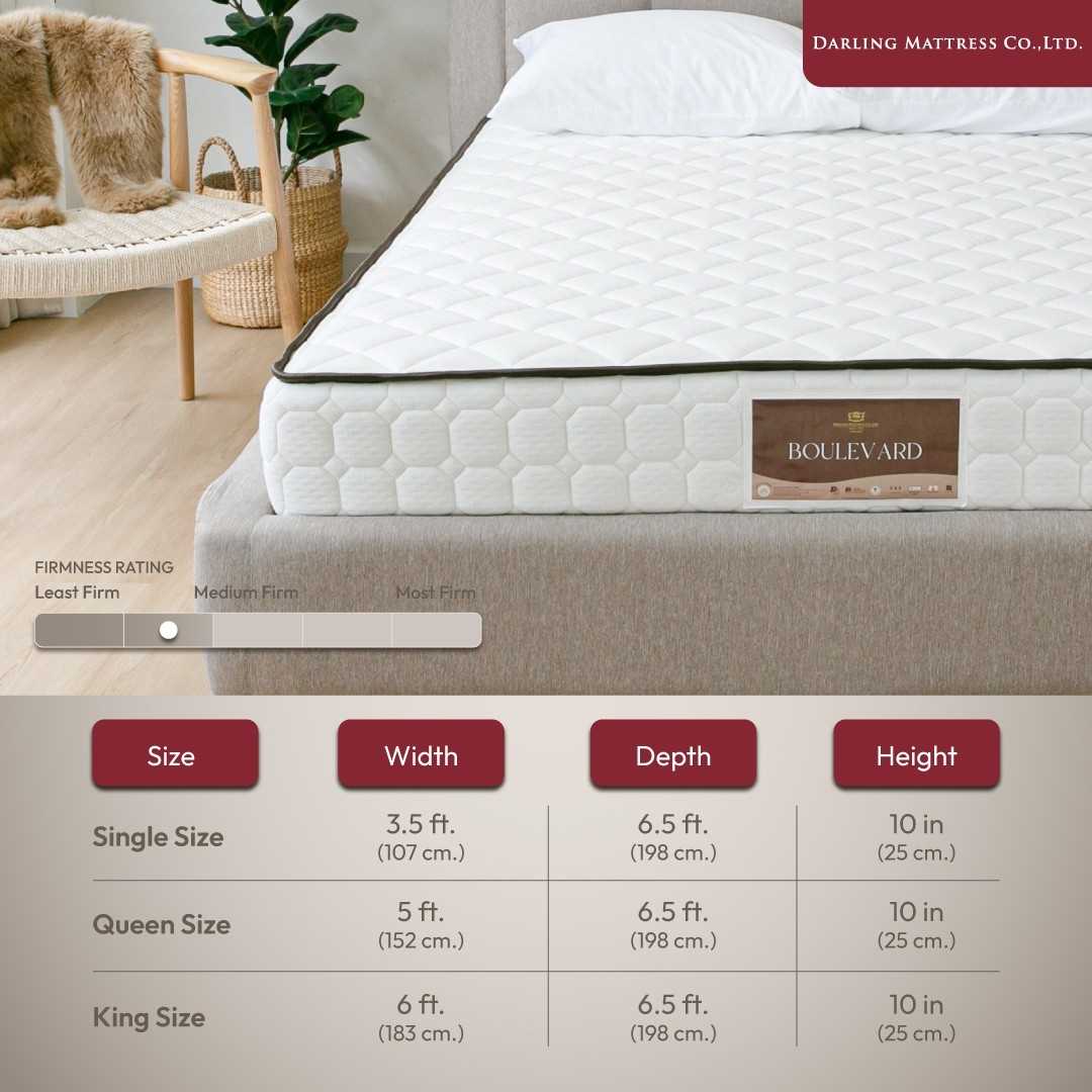 Darling Mattress ที่นอนสปริง รุ่น BOULEVARD (บูเลอวาร์ด)