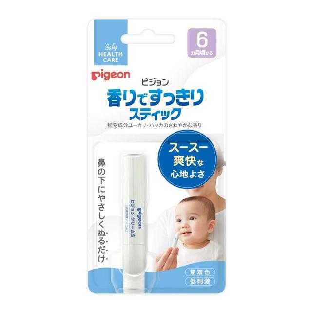 สติ้กบรรเทาอาหารหวัด คัดจมูก น้ำมูกไหลของเด็ก Pigeon Fragrant Stick