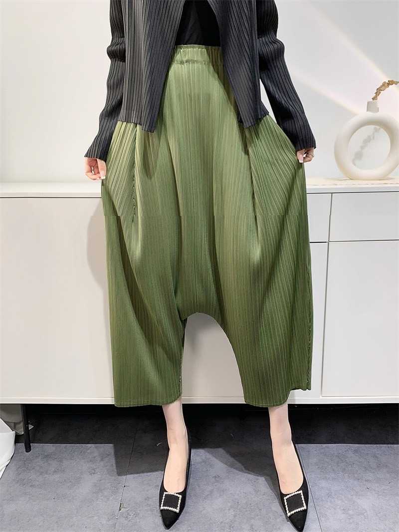 Peatbynisa A259 กางเกงอัดพลีท เนื้อผ้าPolyester100%